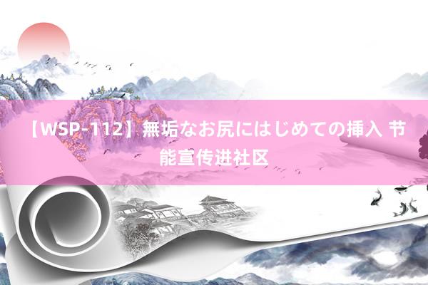 【WSP-112】無垢なお尻にはじめての挿入 节能宣传进社区